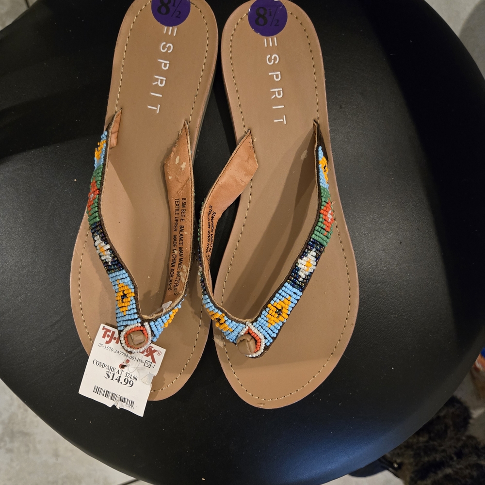 Esprit Women's Beaded Sandals - Multicolor